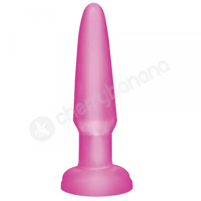 Basix Rubber Works Pink Beginner s Butt Plug