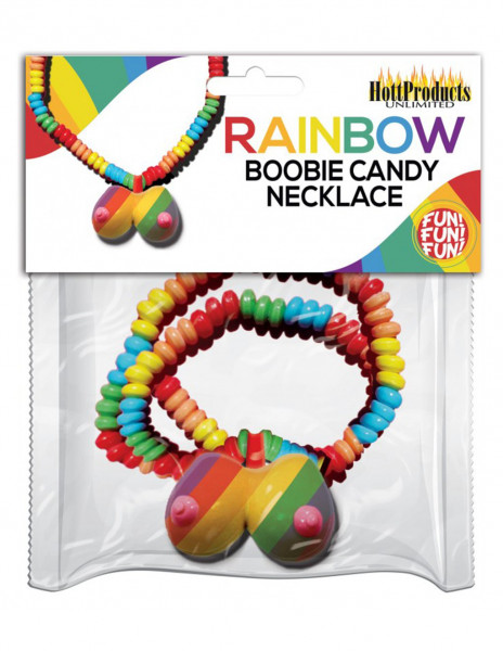 Rainbow Boobie Candy Necklace