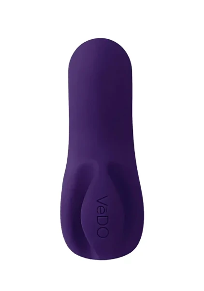 NEA Rechargeable Silicone Waterproof Vibrating Finger Bullet  by VeDO - Deep Purple