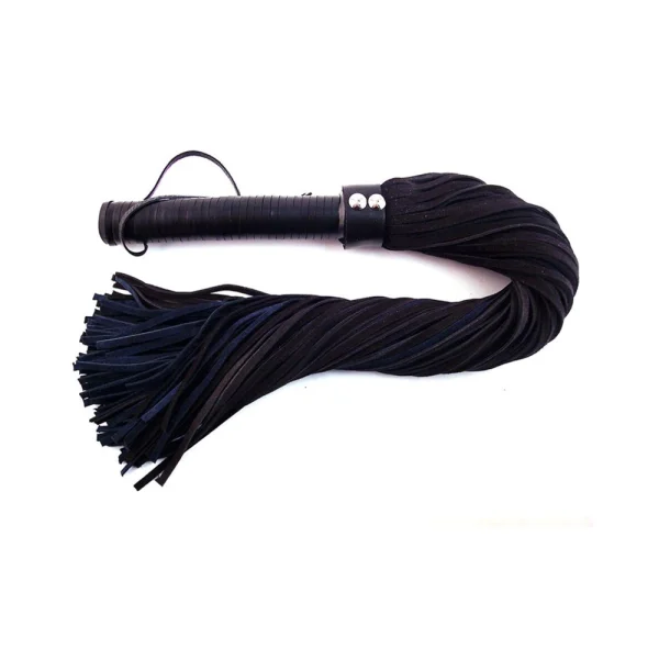 Rouge Flogger Suede Leather Handle Black Blue