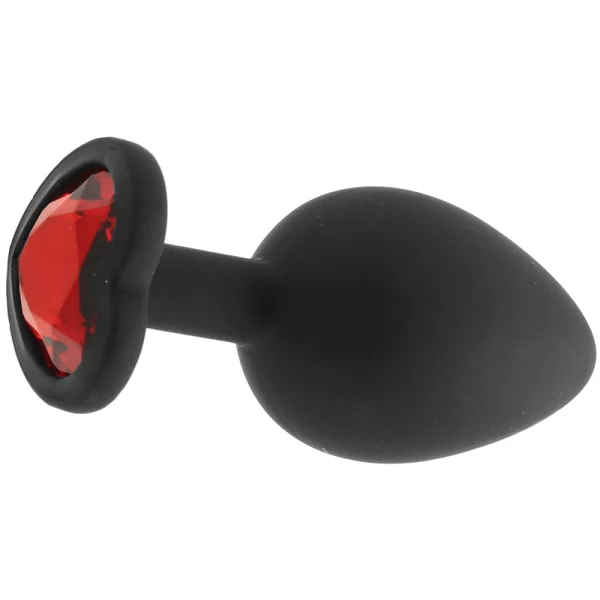 Luxe Bling Plugs Silicone Butt Plug Training Kit with Red Gems — image 7 of 10