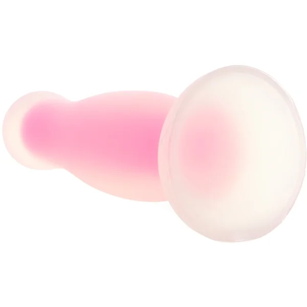 Evolved Novelties Luminous Pink Butt Plug Small
