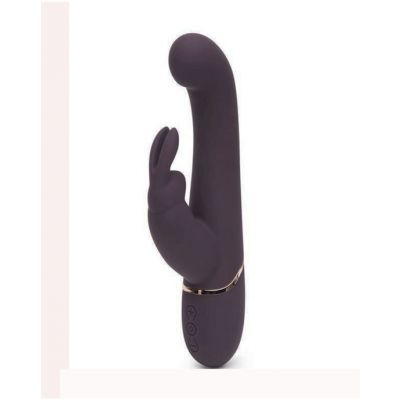 Fifty Shades Freed Come To Bed Rechargeable Slimline Rabbit Vibrator Purple