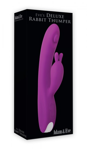 Adam and Eve Deluxe Thumper 9" Silicone Rabbit Vibrator