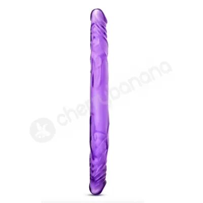 B Yours Purple 14 Double Dildo