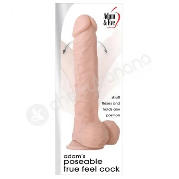 Adam's Poseable True Feel Cock