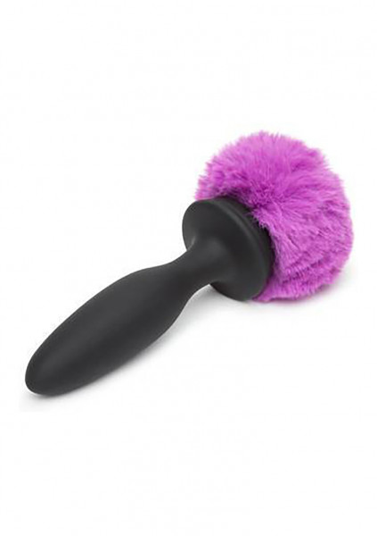 Rechargeable Vibrating Butt Plug Small - Black/Purple - Vibrating Butt Plug