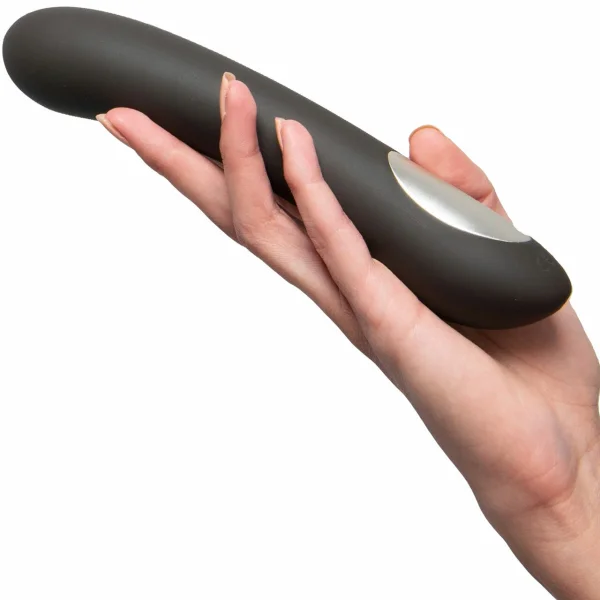 KIIROO Pearl 2 Silicone USB Rechargeable Waterproof Interactive Vibrator - Black