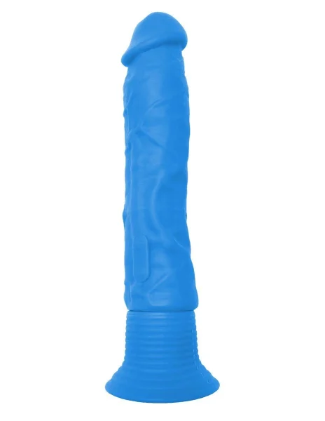Neon Wall Banger Vibrating Dildo