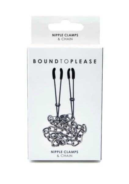 Sex & Mischief Chained Nipple Clamps by Sportsheets