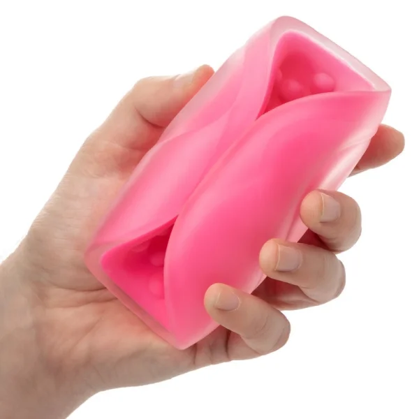 The Gripper Beaded Grip Open Sleeve Masturbator