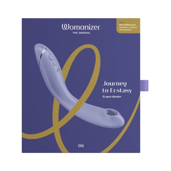 Clitoral Stimulation:  Womanizer Og G-spot Pleasure Air Stimulator Lilac