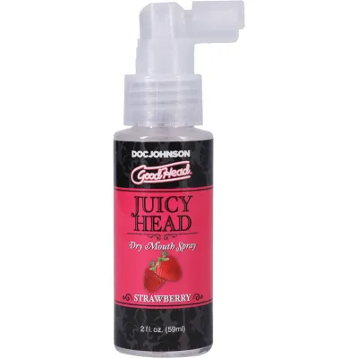 GoodHead Juicy Head Dry Mouth Spray 2 oz By Doc Johnson Strawberry