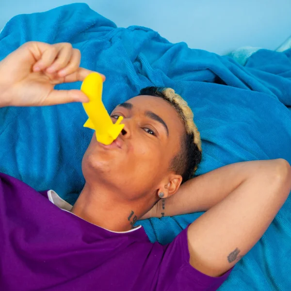 Sunshine Shimmer Silicone Rechargeable G-Spot Vibrator By Cute Little Fuckers - Sunshine Yellow