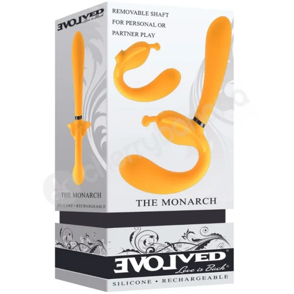 Evolved The Monarch Multi-Use Couples Vibrator With Removable Shaft