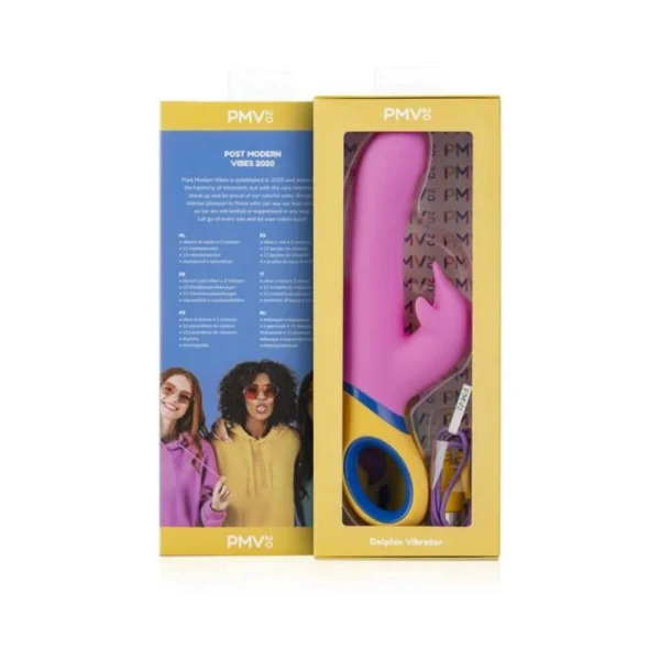 Pmv20 Copy Dolphin Vibrator Silicone Pink — image 11 of 11