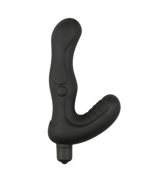 Black Vibrating Buttplug