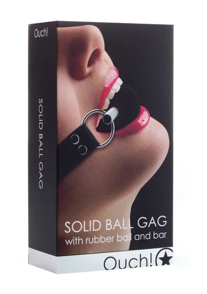 Solid Ball Gag - Black — image 11 of 11