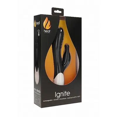Ignite Rechargeable Heating G spot Black 8 1 Inch
