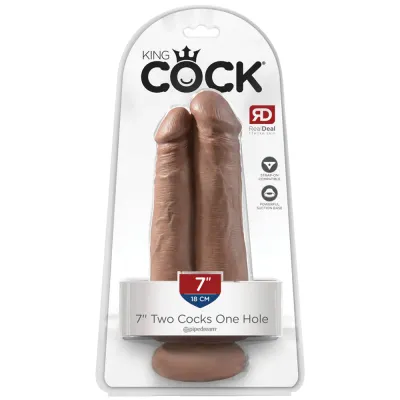 King Cock 7 Two Cocks One Hole
