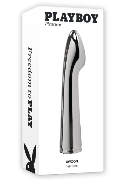 Playboy Pleasure Swoon Rechargeable Waterproof Aluminum Alloy G-Spot Vibrator
