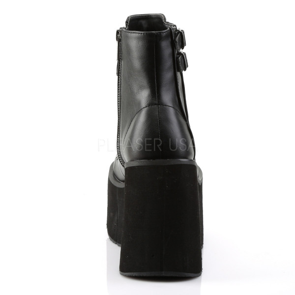 4 1/2 inches P/F Faux Lace-Up Ankle Boot, Side Zip — image 4 of 4