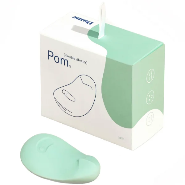 Dame Pom Flexible Palm Sized Vibrator - Jade Green