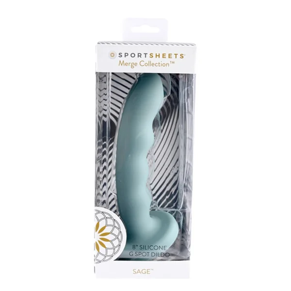 Sportsheets Sage 8” Silicone Dildo Green