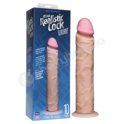 The Realistic Cock Flesh 10 Dildo Without Balls