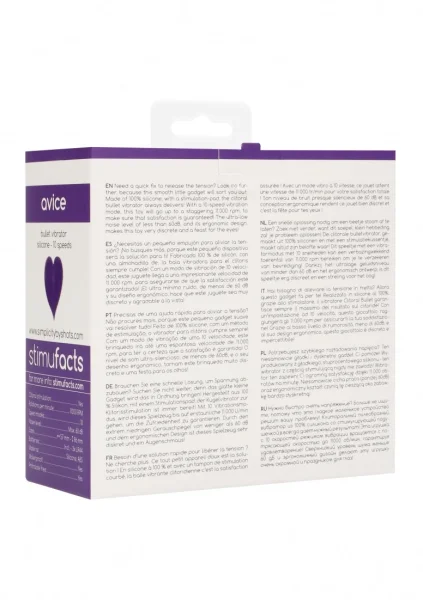 AVICE Bullet Vibrator (Purple)