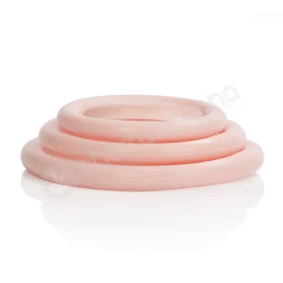 Silicone Support Rings Flesh Cock Rings 3 Pack