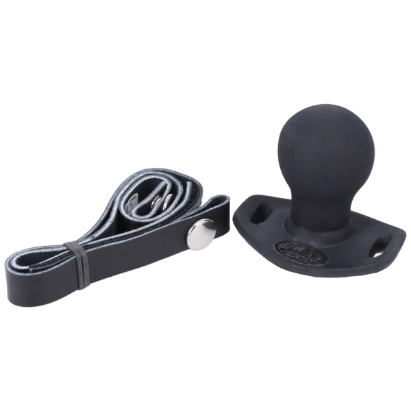 Silicone Beginner Ball Gag By Tantus - Onyx