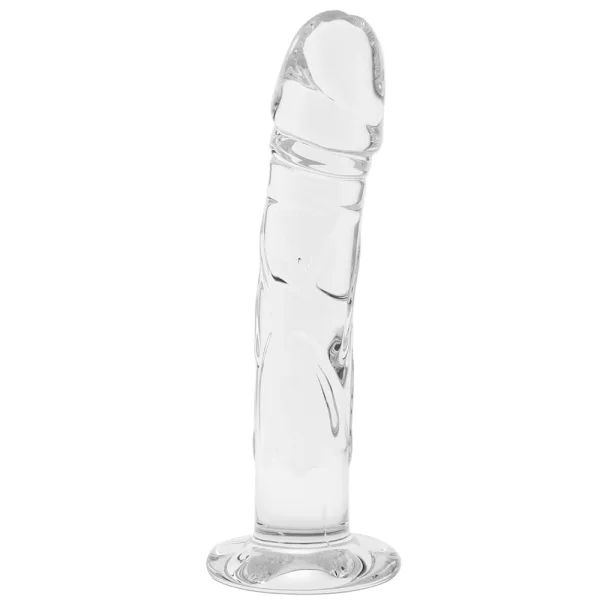 Blown Medium Realistic Glass Dildo