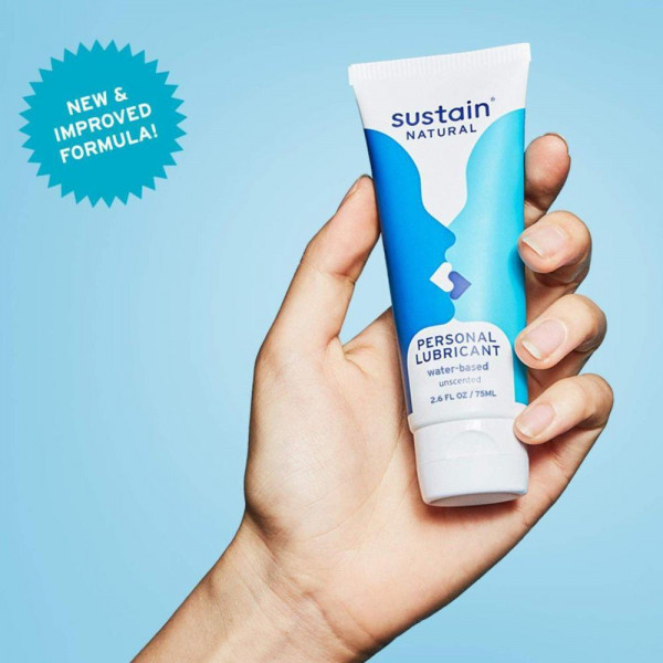 Sustain Unscented Sexual Lubricant with Aloe Vera | 2.6oz