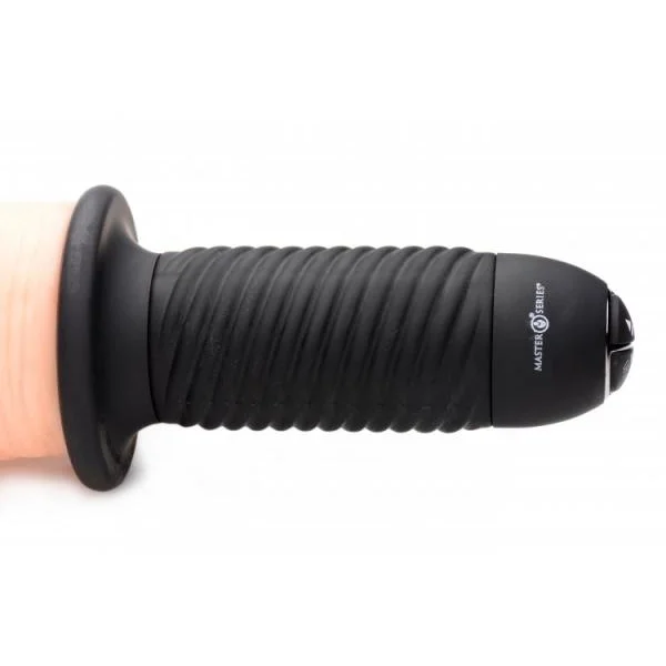Onslaught XXL Vibrating Giant Dildo Thruster Beige