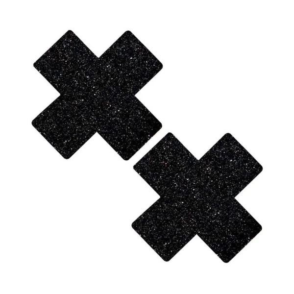 Neva Nude Pasty X Factor Glitter Black