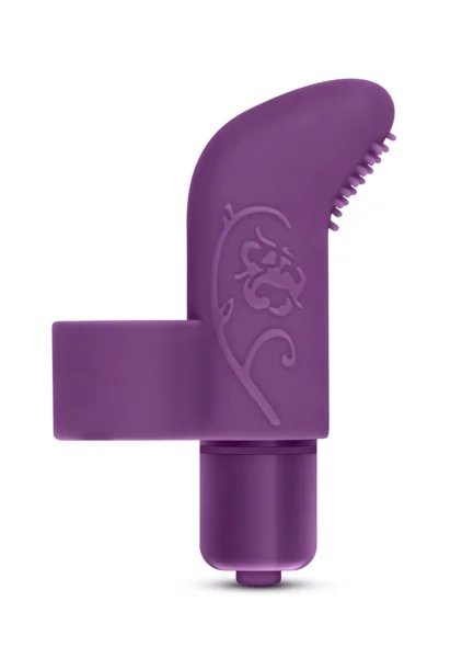 Blush Silicone Finger Vibe 7X Waterproof Blue