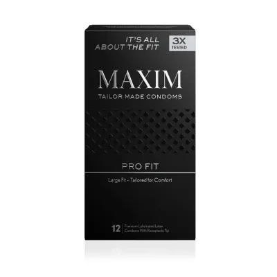 MAXIM Pro Fit Condoms 12PK