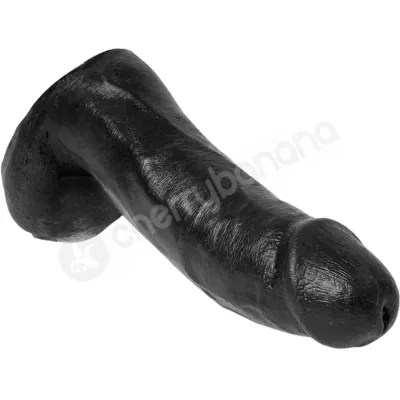 Boneyard Cock 8 Black Dong With Suction Cup Handle Extensions