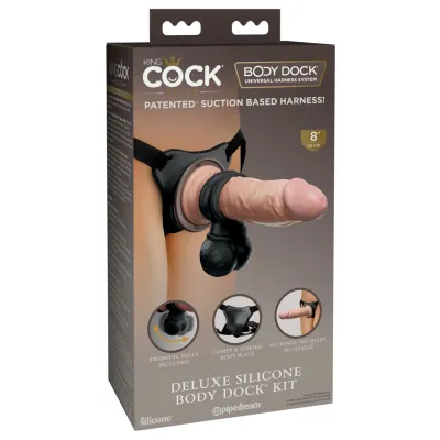 Pipedream King Cock Elite Deluxe Silicone Body Dock Kit