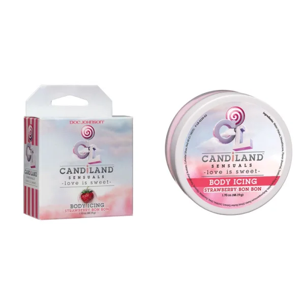 CandiLand Strawberry Body Icing 2oz Jar