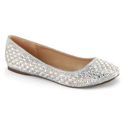 Round Toe Ballet Flat Embellished w RS
