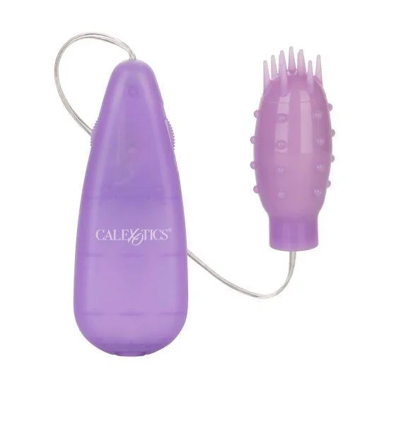 Silicone Slims Nubby Bullet Vibrator Purple