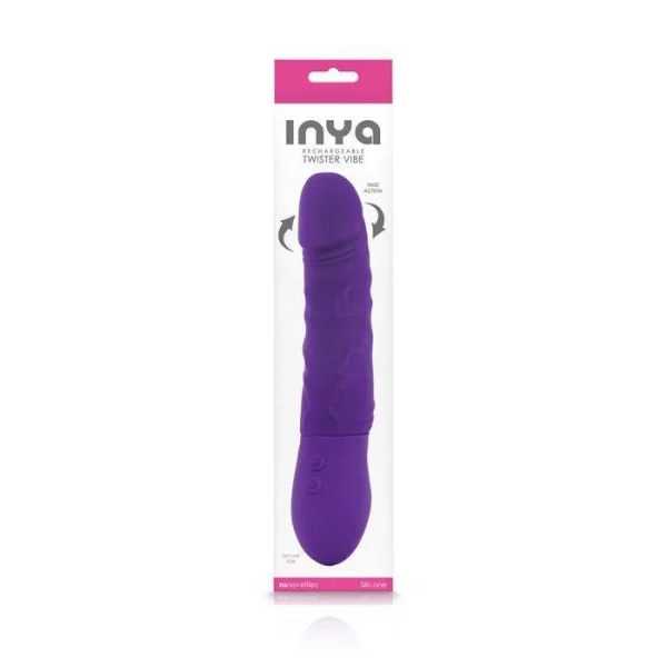 INYA Rechargeable Twister Vibe - Rotating Dildo