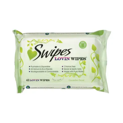 Swipes lovin wipes cucumber 42 pack