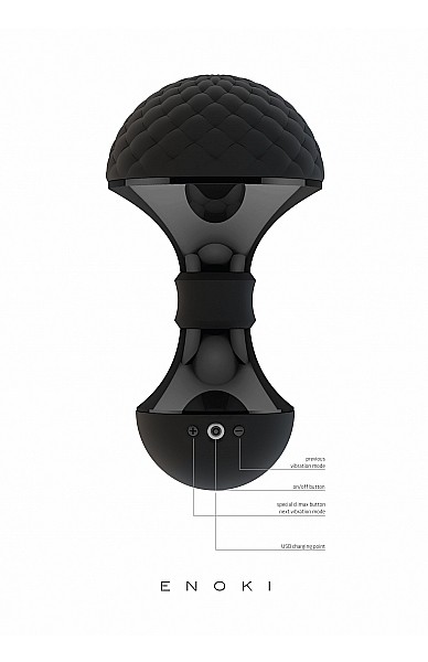 Enoki - Bendable Massager - Black