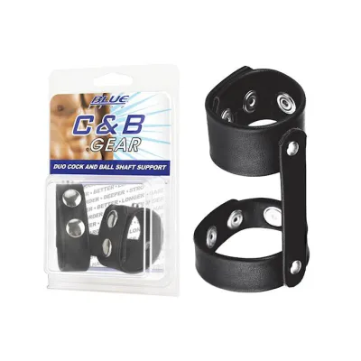 Duo Cock And Ball Shaft Support Black