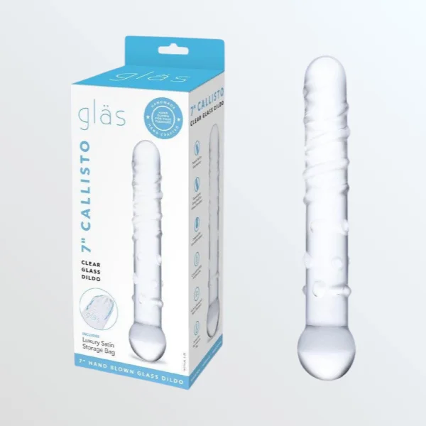 Glas Callisto Clear Glass Dildo
