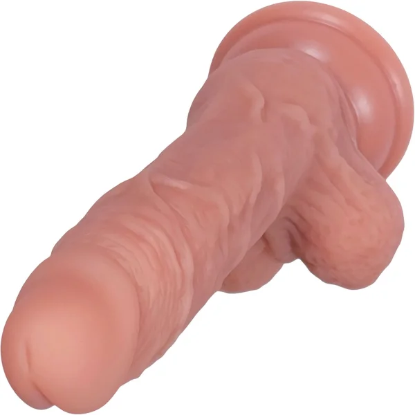 The Adonis 5 Inch Silicone Realistic Dildo With Balls & Suction Cup Base By Fukena - Vanilla