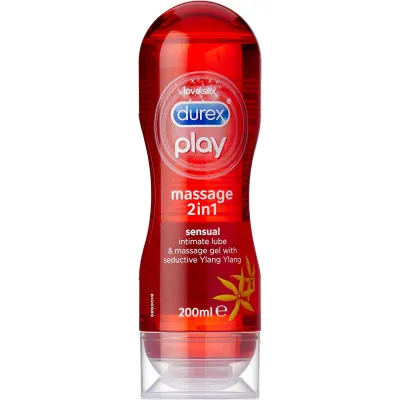 Durex Play Sensual 2 in 1 Massage Gel Intimate Lubricant 200 Millilitre